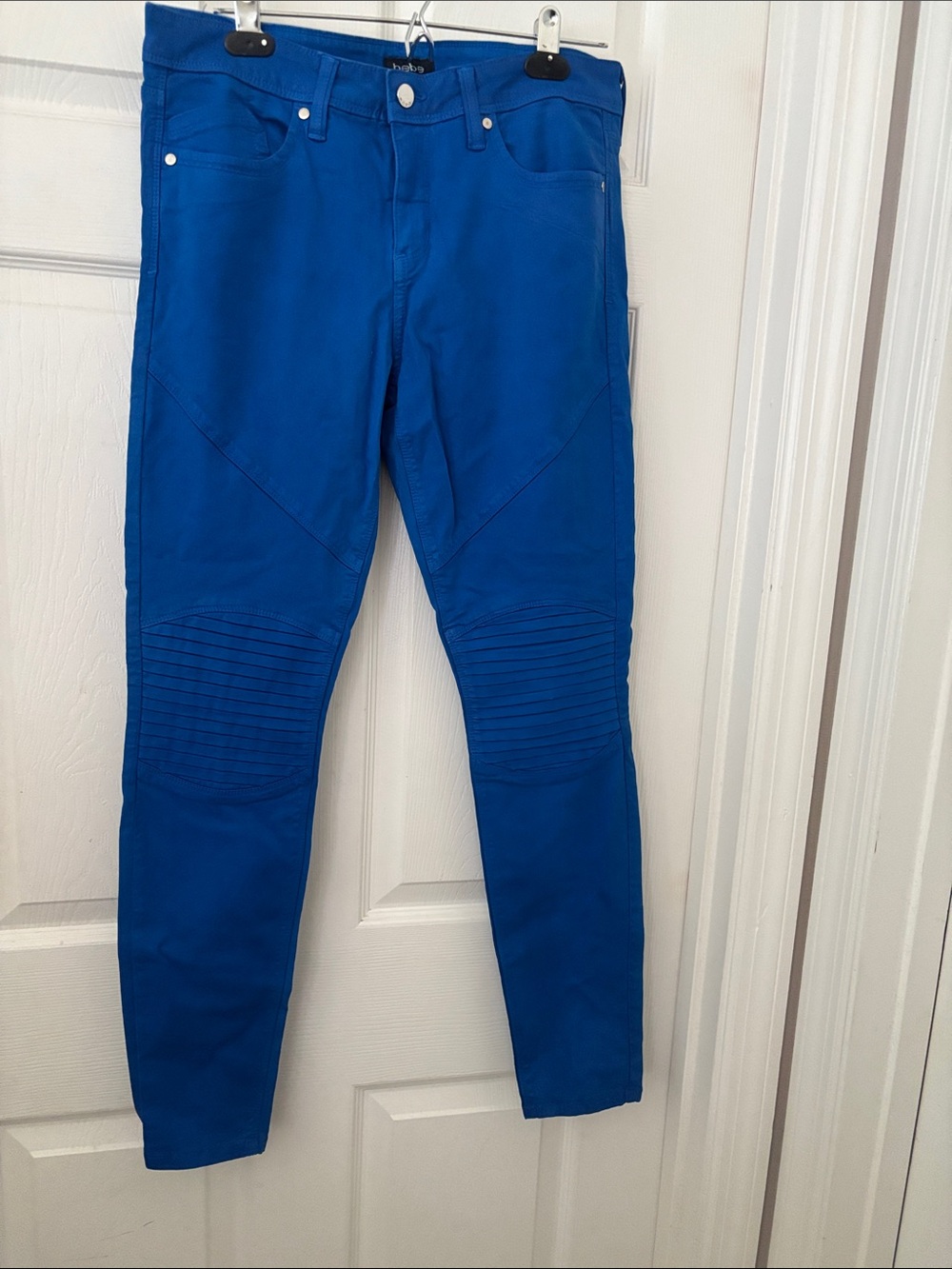 bebe Vibrant Blue High-Waist Pants